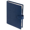 Ежедневник-портфолио Royal, синий, обложка soft touch, недатированный кремовый блок, подарочная коробка (Изображение 6)