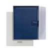 Ежедневник-портфолио Royal, синий, обложка soft touch, недатированный кремовый блок, подарочная коробка (Изображение 8)