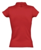 Рубашка поло женская Prescott women 170 красная, размер S (Изображение 2)