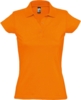 Рубашка поло женская Prescott women 170 оранжевая, размер M (Изображение 1)