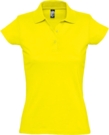 Рубашка поло женская Prescott women 170 желтая (лимонная), размер L