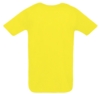 Футболка унисекс Sporty 140 лимонно-желтая, размер XXs (Изображение 2)