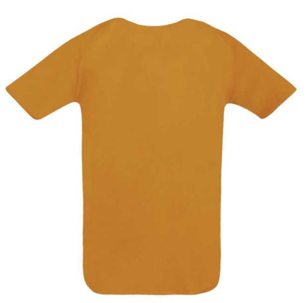 Футболка унисекс Sporty 140 оранжевый неон, размер XS (Изображение 2)
