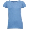 Футболка женская Mixed Women голубой меланж, размер XL (Изображение 1)
