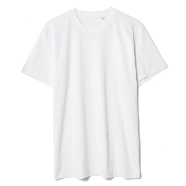 Футболка мужская T-bolka Stretch, белая, размер XXL (Изображение 1)