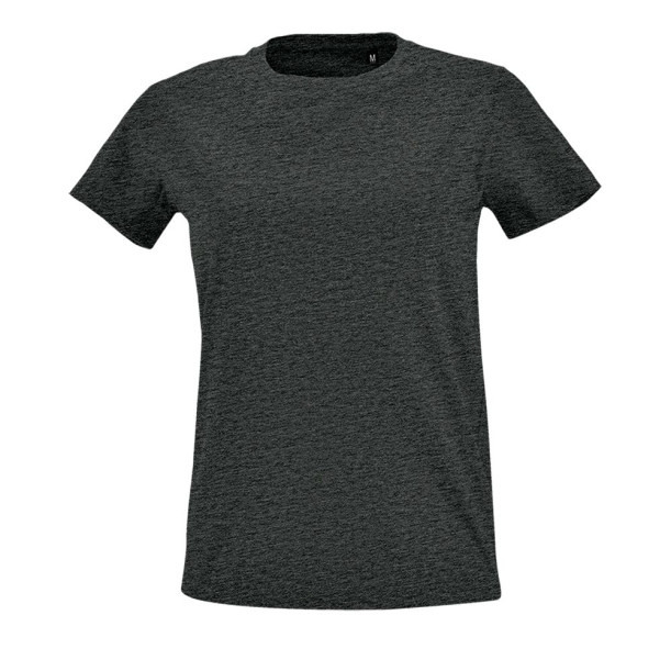 Футболка женская Imperial Fit Women черный меланж, размер M (Изображение 1)