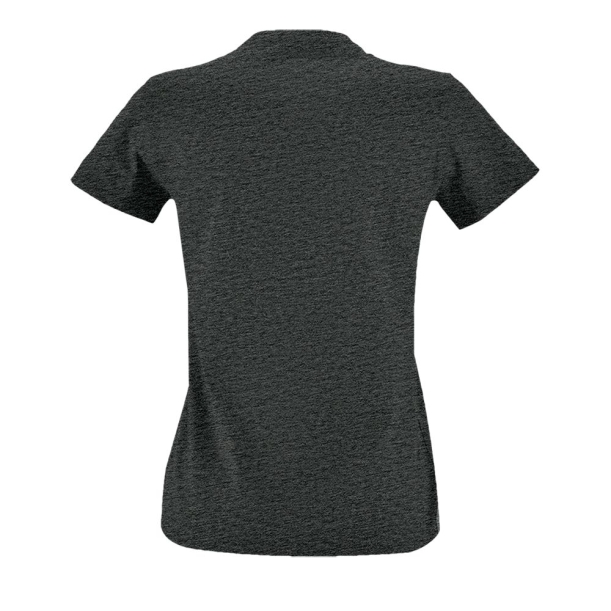 Футболка женская Imperial Fit Women черный меланж, размер L (Изображение 2)