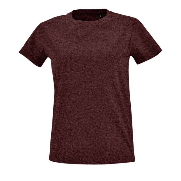 Футболка женская Imperial Fit Women бордовый меланж, размер S (Изображение 1)