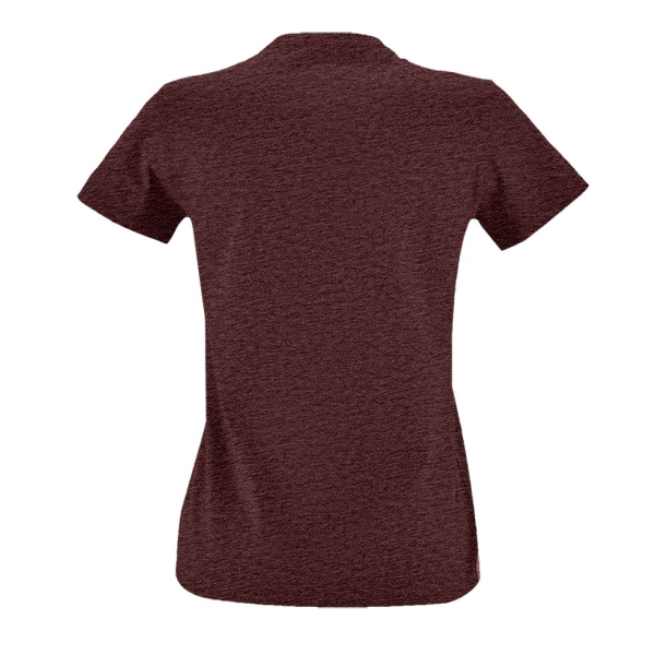Футболка женская Imperial Fit Women бордовый меланж, размер XXL (Изображение 2)