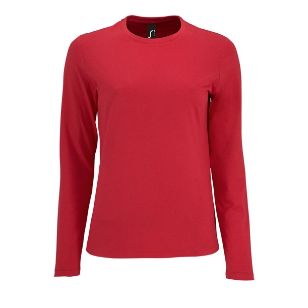 Футболка с длинными рукавами Imperial LSL Women красная, размер XL (Изображение 1)