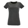 Футболка женская Regent Fit Women черный меланж, размер S (Изображение 1)