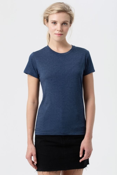 Футболка женская Regent Fit Women синий меланж, размер S (Изображение 4)