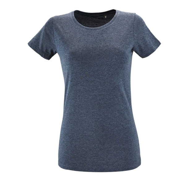 Футболка женская Regent Fit Women синий меланж, размер L (Изображение 1)
