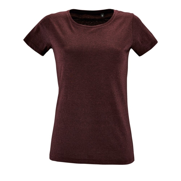 Футболка женская Regent Fit Women бордовый меланж, размер M (Изображение 1)