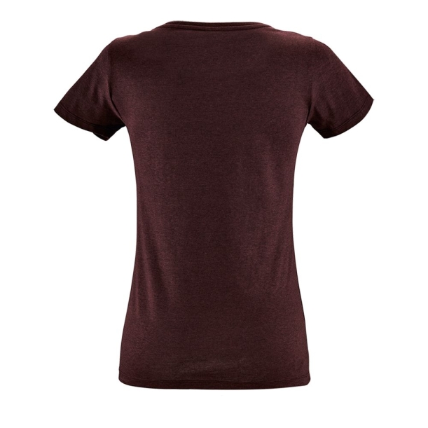 Футболка женская Regent Fit Women бордовый меланж, размер M (Изображение 2)