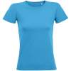 Футболка женская Regent Fit Women, ярко-бирюзовая, размер XL (Изображение 1)