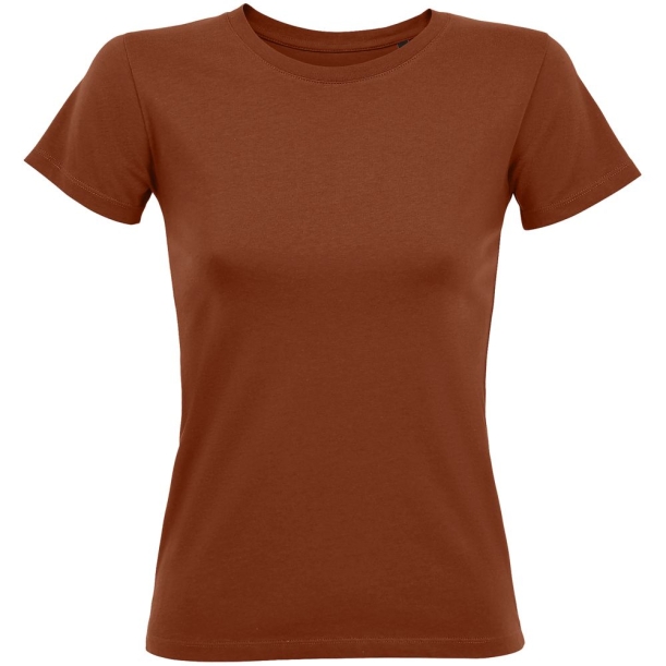 Футболка женская Regent Fit Women, коричневая (терракотовая), размер L (Изображение 1)