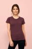Футболка женская Regent Fit Women, коричневая (терракотовая), размер XXL (Изображение 4)