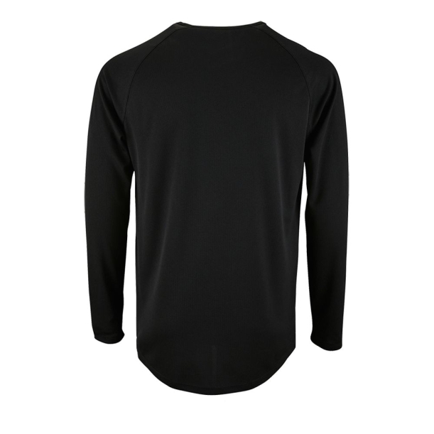 Футболка с длинным рукавом Sporty LSL Men черная, размер S (Изображение 2)