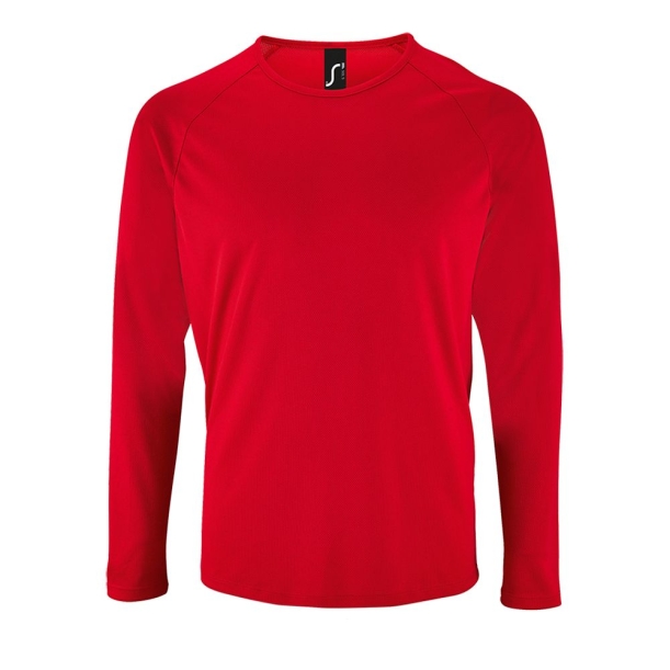 Футболка с длинным рукавом Sporty LSL Men красная, размер L (Изображение 1)