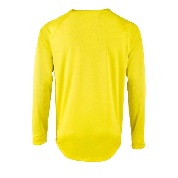 Футболка с длинным рукавом Sporty LSL Men желтый неон, размер XL (Изображение 2)