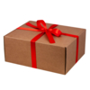 Подарочная лента для универсальной подарочной коробки 280*215*113 мм,  красная, 20 мм (Изображение 4)
