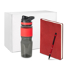 Подарочный набор Portobello красный в малой универсальной подарочной коробке (Спортбутылка, Ежедневник недат А5, Ручка) (Изображение 1)