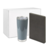 Подарочный набор Portobello серый в малой универсальной подарочной коробке (Термокружка, Ежедневник недат А5) (Изображение 1)