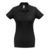 Рубашка поло женская ID.001 черная, размер XS (Изображение 1)