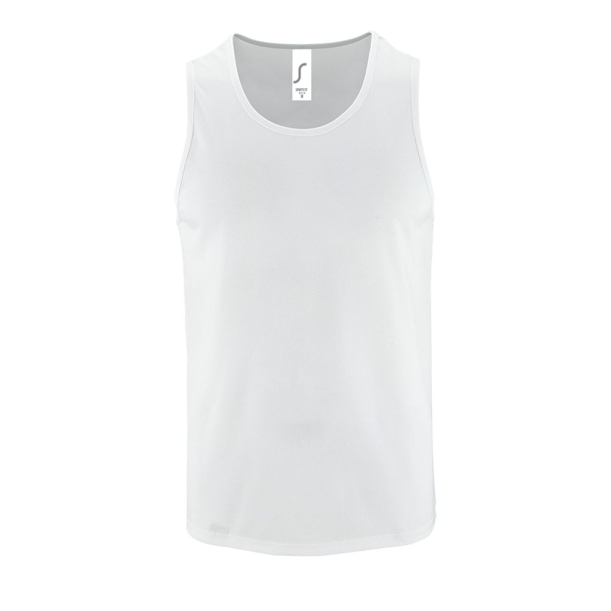 Майка мужская Sporty TT Men белая, размер 3XL (Изображение 1)