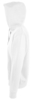 Толстовка мужская на молнии Soul Men 290 с контрастным капюшоном, белая, размер 3XL (Изображение 3)