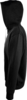 Толстовка мужская на молнии Soul men 290 с контрастным капюшоном черная, размер S (Изображение 3)