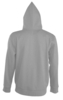Толстовка мужская на молнии с капюшоном Seven Men 290, серый меланж, размер XL (Изображение 3)