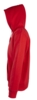 Толстовка мужская на молнии с капюшоном Seven Men, красная, размер S (Изображение 2)
