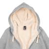 Толстовка унисекс на молнии Sherpa 280, серый меланж, размер XXL (Изображение 3)