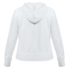 Толстовка женская Hooded Full Zip белая, размер XS (Изображение 3)