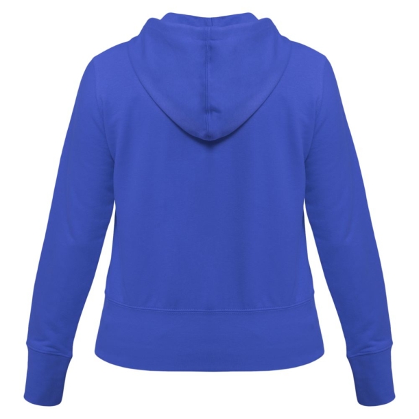 Толстовка женская Hooded Full Zip ярко-синяя, размер XS (Изображение 3)