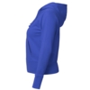 Толстовка женская Hooded Full Zip ярко-синяя, размер XL (Изображение 2)