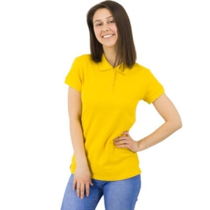 Рубашка поло Rock Lady, женская (желтая, 2XL)