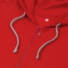 Толстовка на молнии с капюшоном Unit Siverga красная, размер XS (Изображение 3)