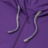 Толстовка на молнии с капюшоном Unit Siverga, фиолетовая, размер XS (Изображение 3)