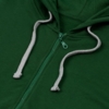 Толстовка с капюшоном на молнии Unit Siverga Heavy, темно-зеленая, размер XS (Изображение 3)