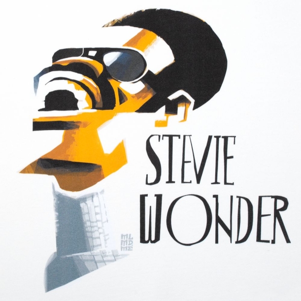 Толстовка «Меламед. Stevie Wonder», белая, размер XS (Изображение 4)