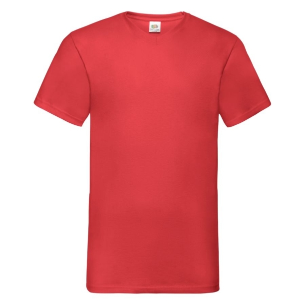 Футболка "Valueweight V-Neck T", красный_XL, 100% х/б, 165г/м2 (Изображение 1)