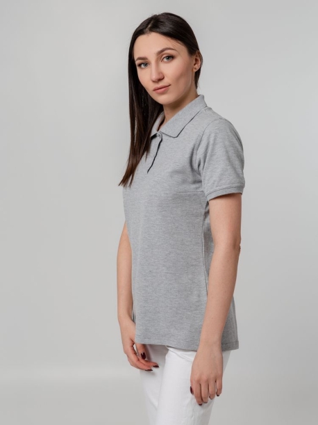 Рубашка поло женская Virma Stretch Lady, серый меланж, размер L (Изображение 5)