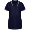 Рубашка поло женская Virma Stripes lady, темно-синяя, размер XL (Изображение 1)