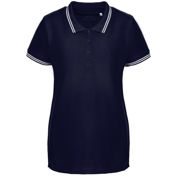 Рубашка поло женская Virma Stripes Lady, темно-синяя, размер XXL (Изображение 1)