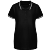Рубашка поло женская Virma Stripes Lady, черная, размер L (Изображение 1)