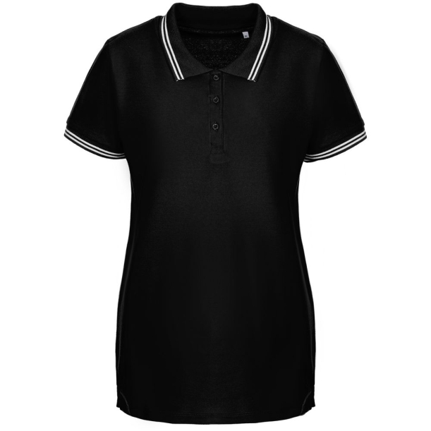 Рубашка поло женская Virma Stripes Lady, черная, размер L (Изображение 1)