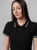 Рубашка поло женская Virma Stripes Lady, черная, размер XL (Изображение 8)